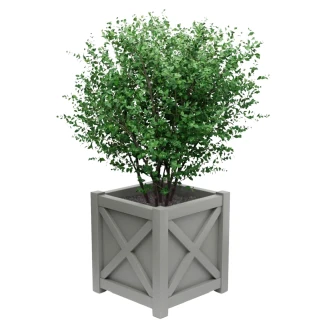 Utekruka Metall <strong>Berkley</strong>  Dammgrå 60 cm