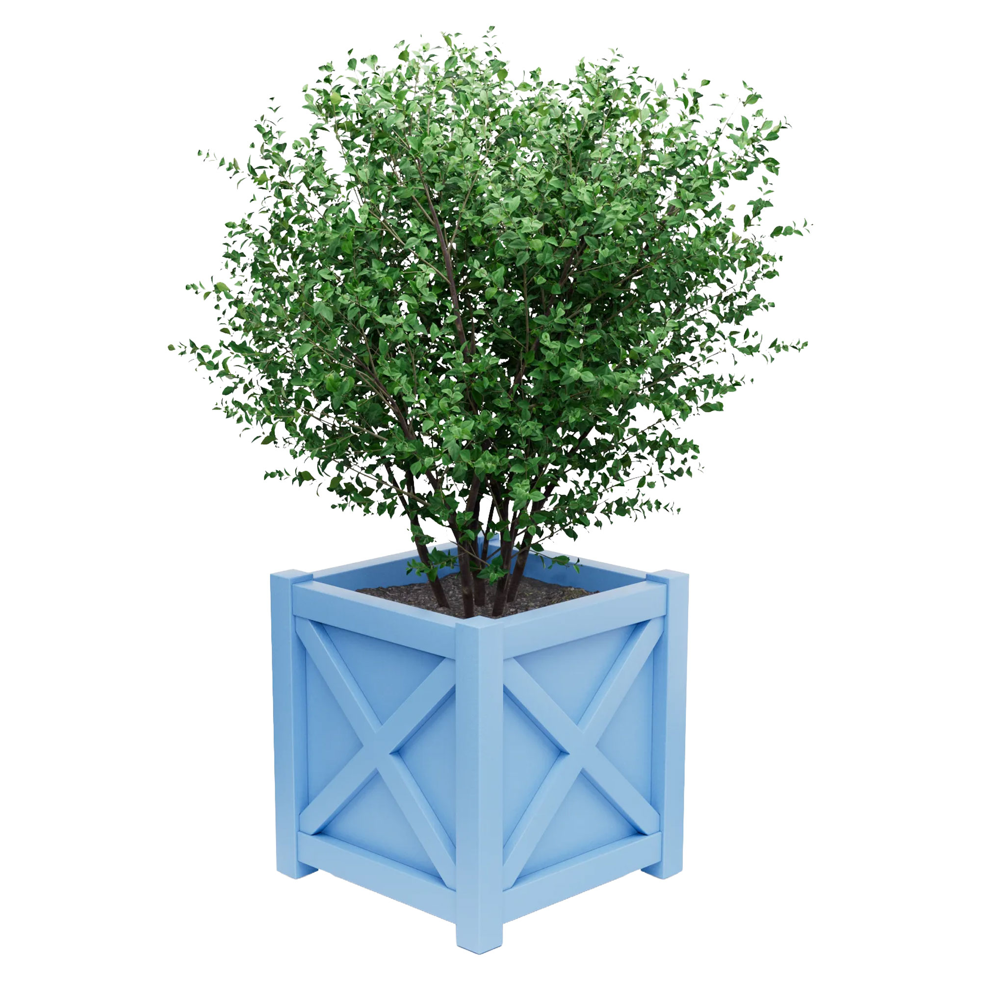 Utekruka Metall Berkley Pastellblå 60 cm