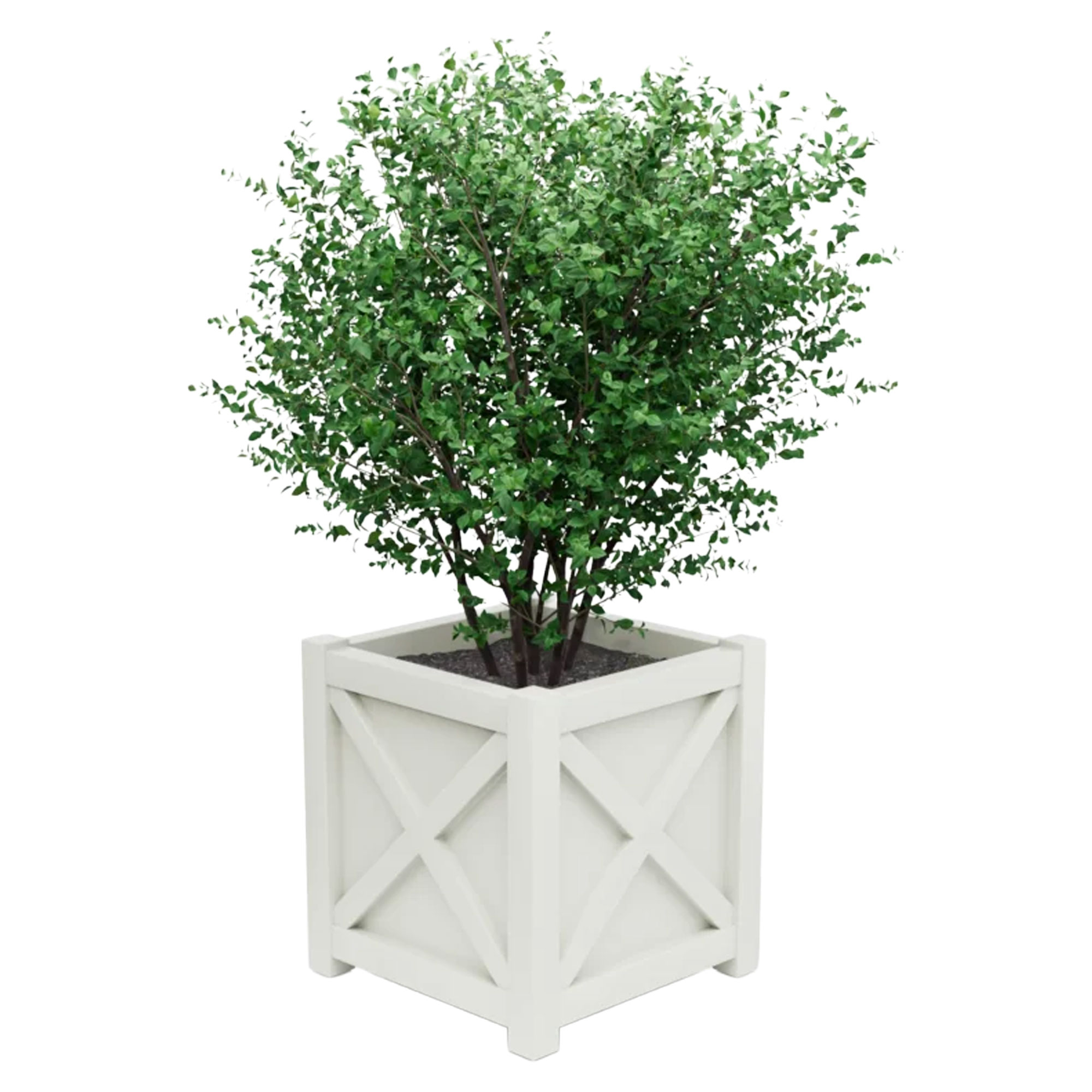 Utekruka Metall Berkley Vit 60 cm