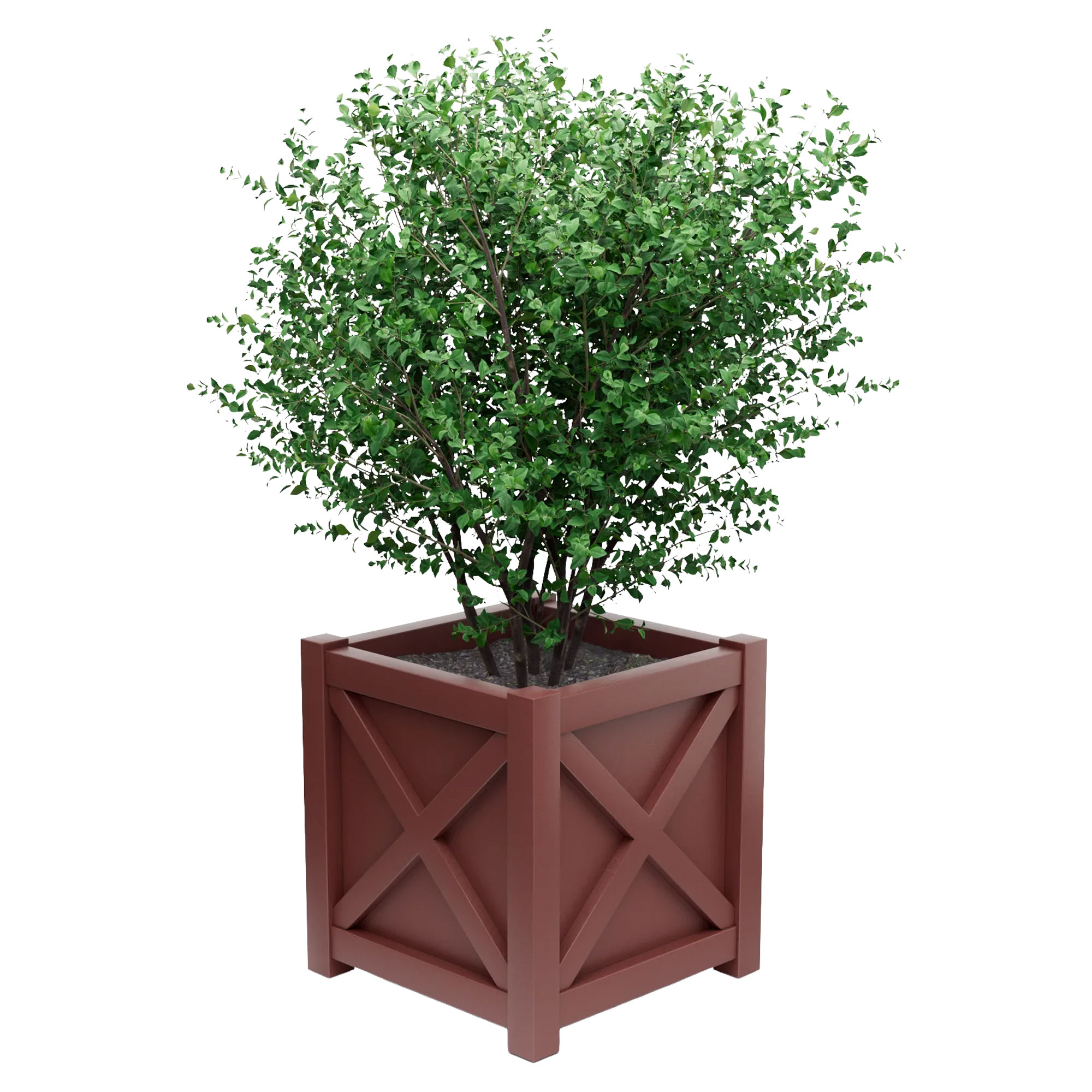 Utekruka Metall Berkley Rubinröd 75 cm