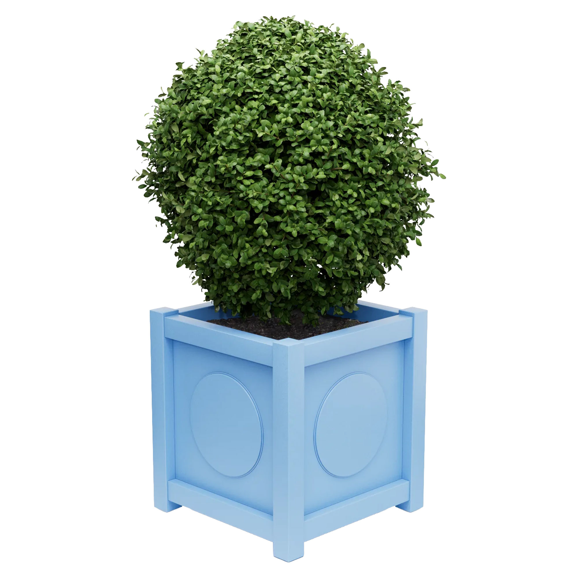 Utekruka Metall Marseille Pastellblå 60 cm