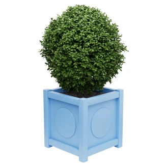 Utekruka Metall <strong>Marseille</strong>  Pastellblå 75 cm