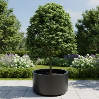 Utekruka Metall <strong>Lindholm</strong>  Svart Ø 100 cm