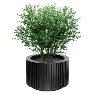 Utekruka Metall <strong>Haverhill</strong>  Svart Ø 100 cm