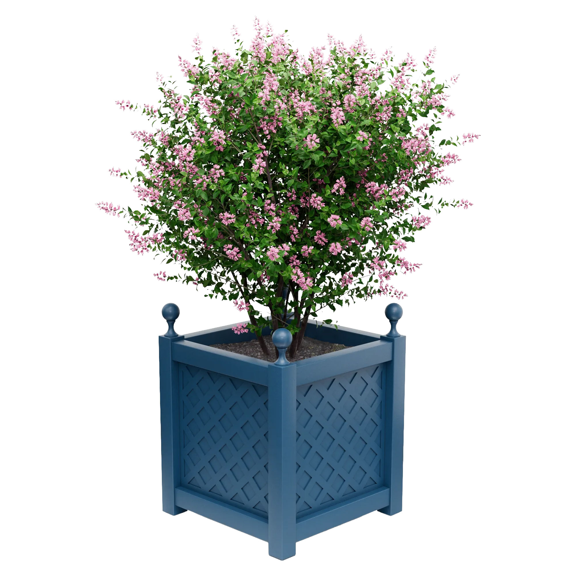 Utekruka Metall Bloomsbury Azurblå 60 cm med Dekorativa Kulor