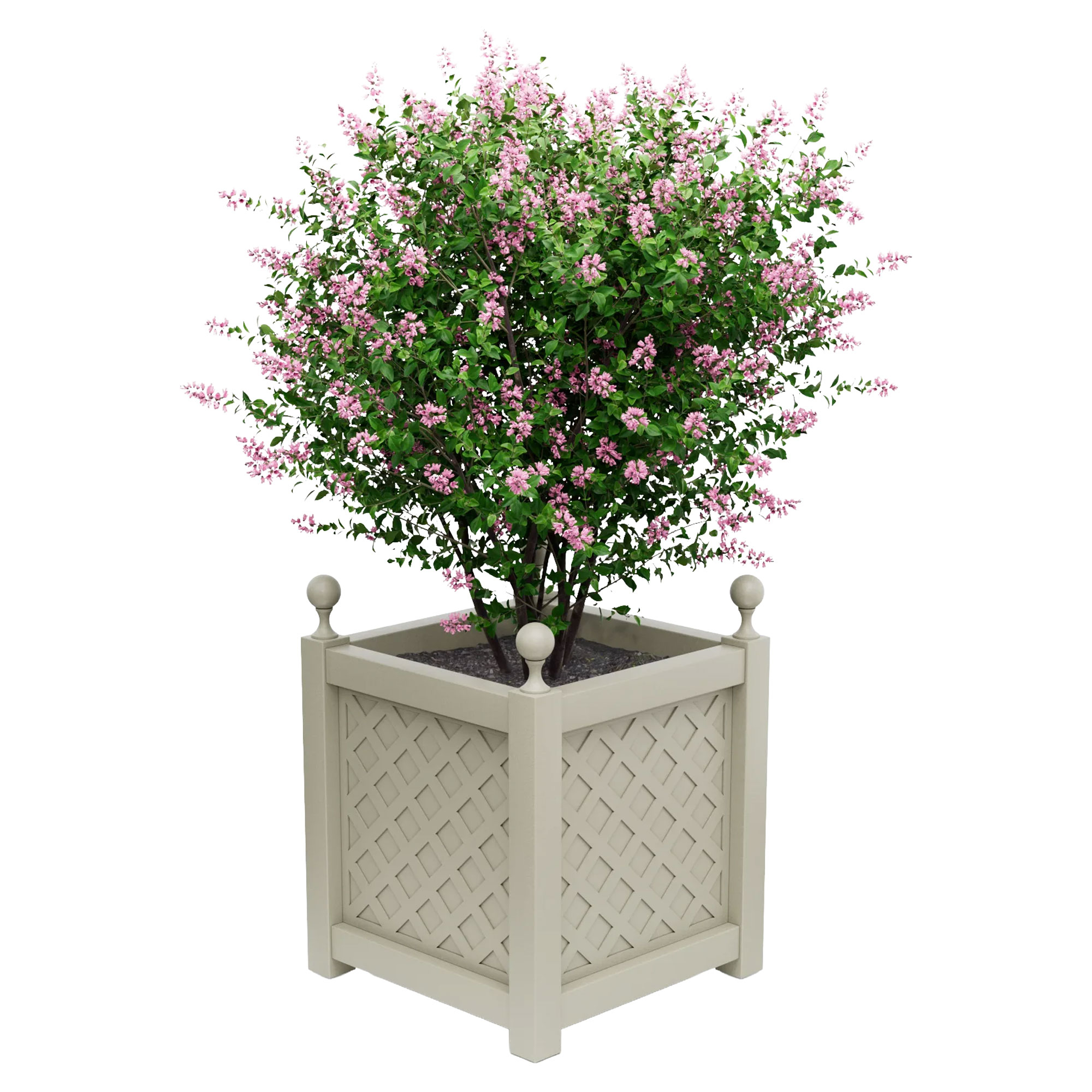 Utekruka Metall Bloomsbury Pebbelgrå 60 cm med Dekorativa Kulor