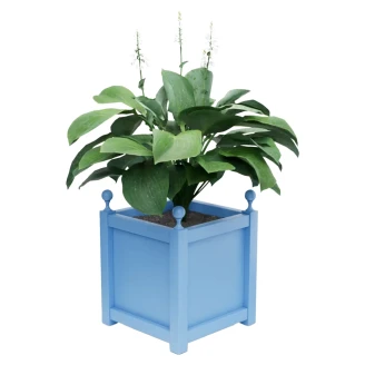 Utekruka Metall <strong>Elmsford</strong>  Pastellblå 60 cm med Dekorativa Kulor