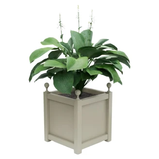 Utekruka Metall <strong>Elmsford</strong>  Pebbelgrå 60 cm med Dekorativa Kulor