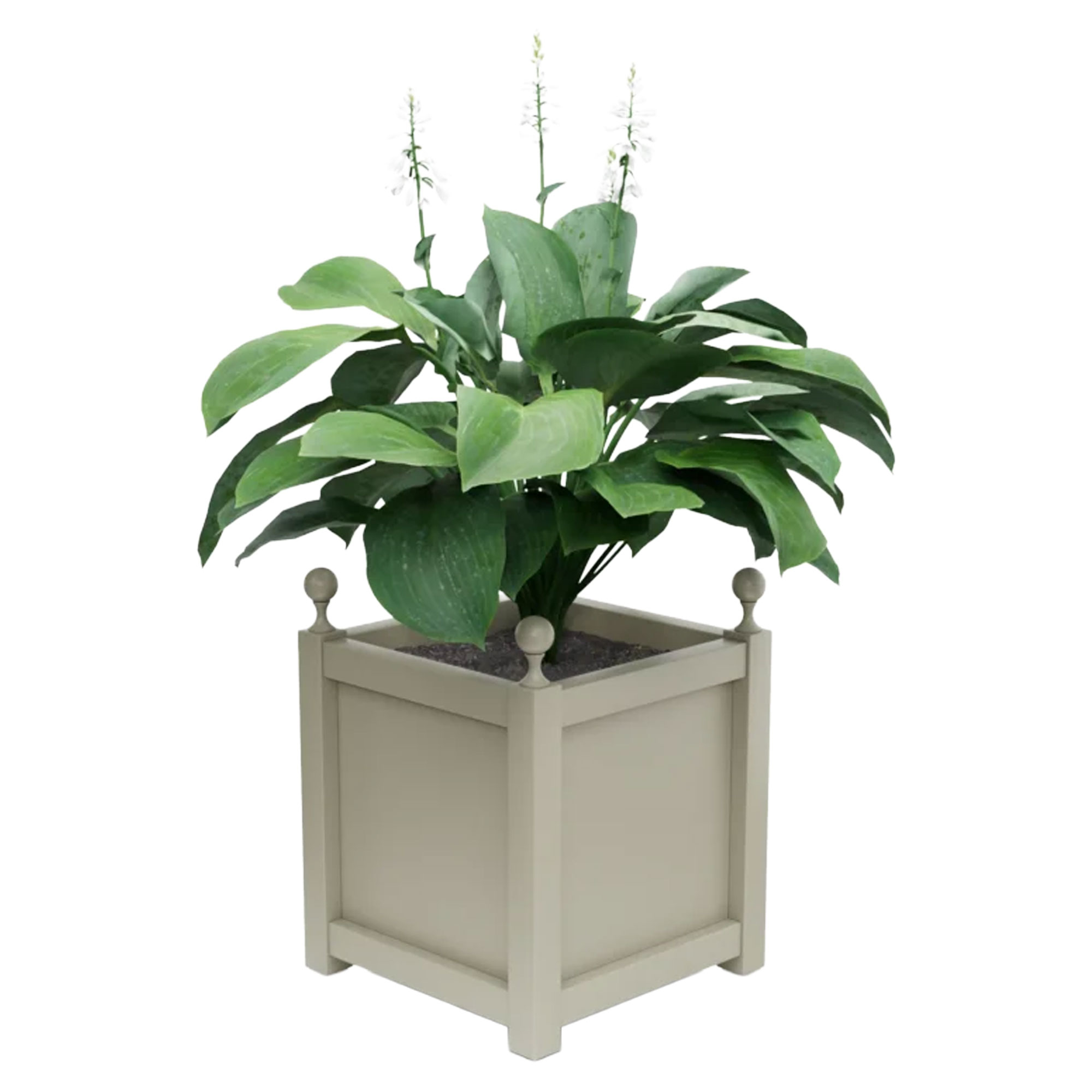 Utekruka Metall Elmsford Pebbelgrå 60 cm med Dekorativa Kulor