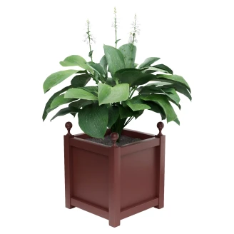 Utekruka Metall <strong>Elmsford</strong> Rubinröd 75 cm med Dekorativa Kulor