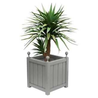 Utekruka Metall <strong>Edenbridge</strong>  Dammgrå 60 cm med Dekorativa Kulor