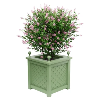 Utekruka Metall <strong>Bloomsbury</strong>  Ljusgrön 60 cm med Dekorativa Kulor & Överkant