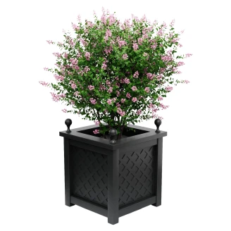 Utekruka Metall <strong>Bloomsbury</strong>  Svart 75 cm med Dekorativa Kulor & Överkant