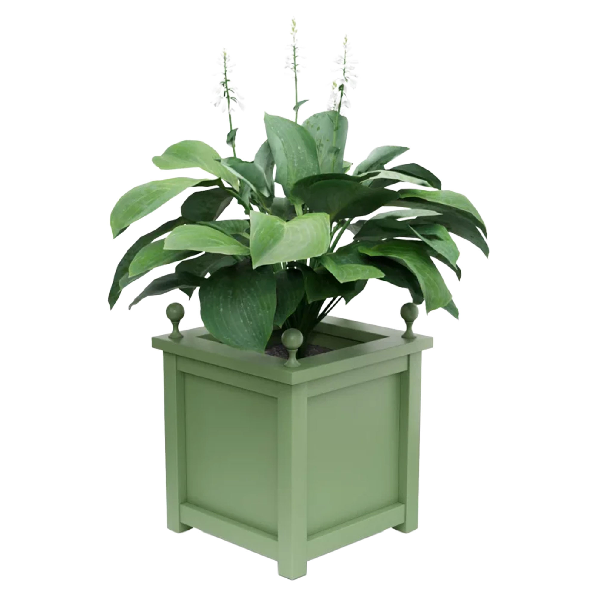 Utekruka Metall Elmsford Ljusgrön 75 cm med Dekorativa Kulor & Överkant