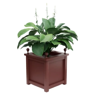 Utekruka Metall <strong>Elmsford</strong>  Rubinröd 75 cm med Dekorativa Kulor & Överkant