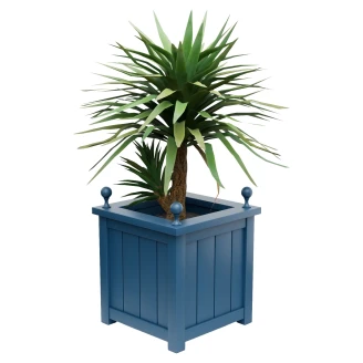 Utekruka Metall <strong>Edenbridge</strong> Rubinröd 60 cm med Dekorativa Kulor & Överkant