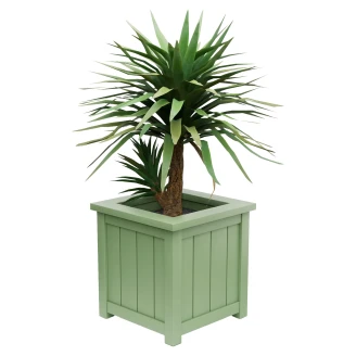 Utekruka Metall <strong>Edenbridge</strong>  Ljusgrön 60 cm med Dekorativ Överkant