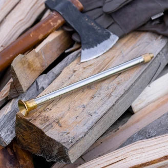 Barebones Teleskopiskt Blåsrör för Eldning <strong>Woodsman</strong>  Silver