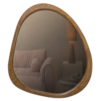 Woood Spegel <strong>Leif</strong> Beige 48x44 cm