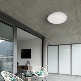 Nova Luce Taklampa <strong>Dixie</strong>  Vit Ø 40 cm