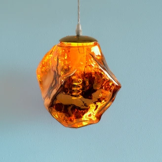 Werner Voss Hängande Lampa Prisma Orange Blank