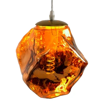 Werner Voss Hängande Lampa Prisma Orange Blank