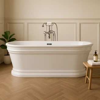 Badekar <strong>Kensington</strong>  Hvit Blank 160x79 cm