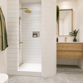 Dune Kakel <strong>Kit-Kat</strong>  Snow Blank 11.5x23 cm