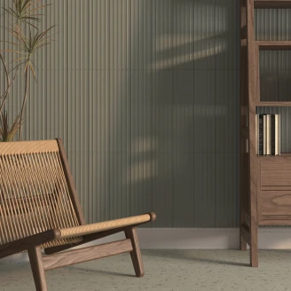 Dune Kakel Fragmenta Ima Gris Matt Relief 10x40 cm