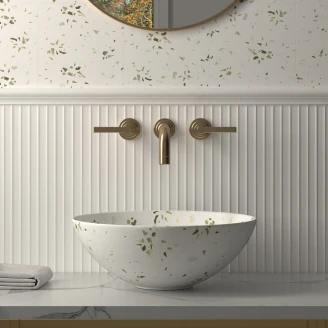 Dune Kakel Fragmenta Ima Blanco Matt Relief 10x40 cm