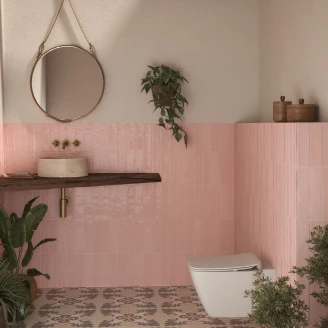 Dune Kakel <strong>Meknes</strong>  Rosa Blank 6x25 cm