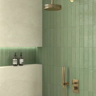 Dune Kakel <strong>Meknes</strong>  Grön Blank 6x25 cm