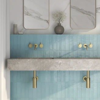 Dune Kakel <strong>Meknes</strong>  Blå Blank 6x25 cm