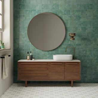 Klinker <strong>Persepolis</strong>  Grön-Vit Matt 20x20 cm (Keramik)