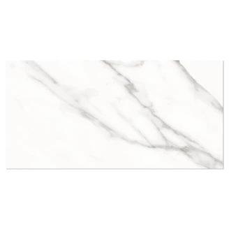 Marmor Klinker <strong>Fjäder</strong>  Vit Matt 30x60 cm
