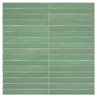 Kakel <strong>Strimma</strong>  Grön-Penna Matt 35x35 cm
