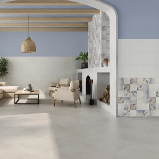 Klinker <strong>Relic</strong>  Blå Matt Rustik 45x45 (15x15) cm