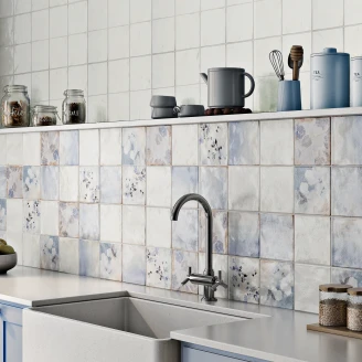 Klinker <strong>Relic</strong>  Vit Matt Rustik 45x45 (15x15) cm