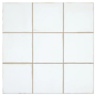 Klinker <strong>Relic</strong>  Vit Matt Rustik 45x45 (15x15) cm