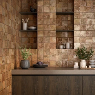 Klinker <strong>Opale</strong>  Brons Matt 45x45 (15x15) cm