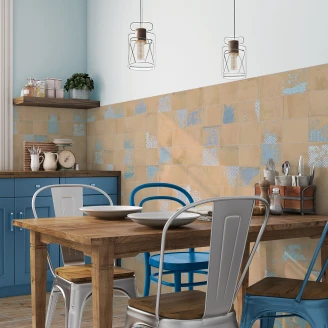 Klinker <strong>Taverna</strong>  Beige-Blå Matt Rustik 45x45 (15x15) cm