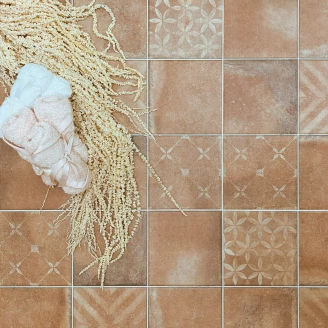 Klinker <strong>Taverna</strong>  Koppar-Decor Matt Rustik 45x45 (15x15) cm