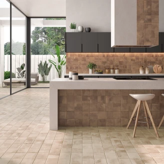 Klinker <strong>Taverna</strong>  Koppar Matt Rustik 45x45 (15x15) cm