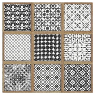 Klinker <strong>Rute</strong>  Flerfärgad Matt 45x45 (15x15) cm