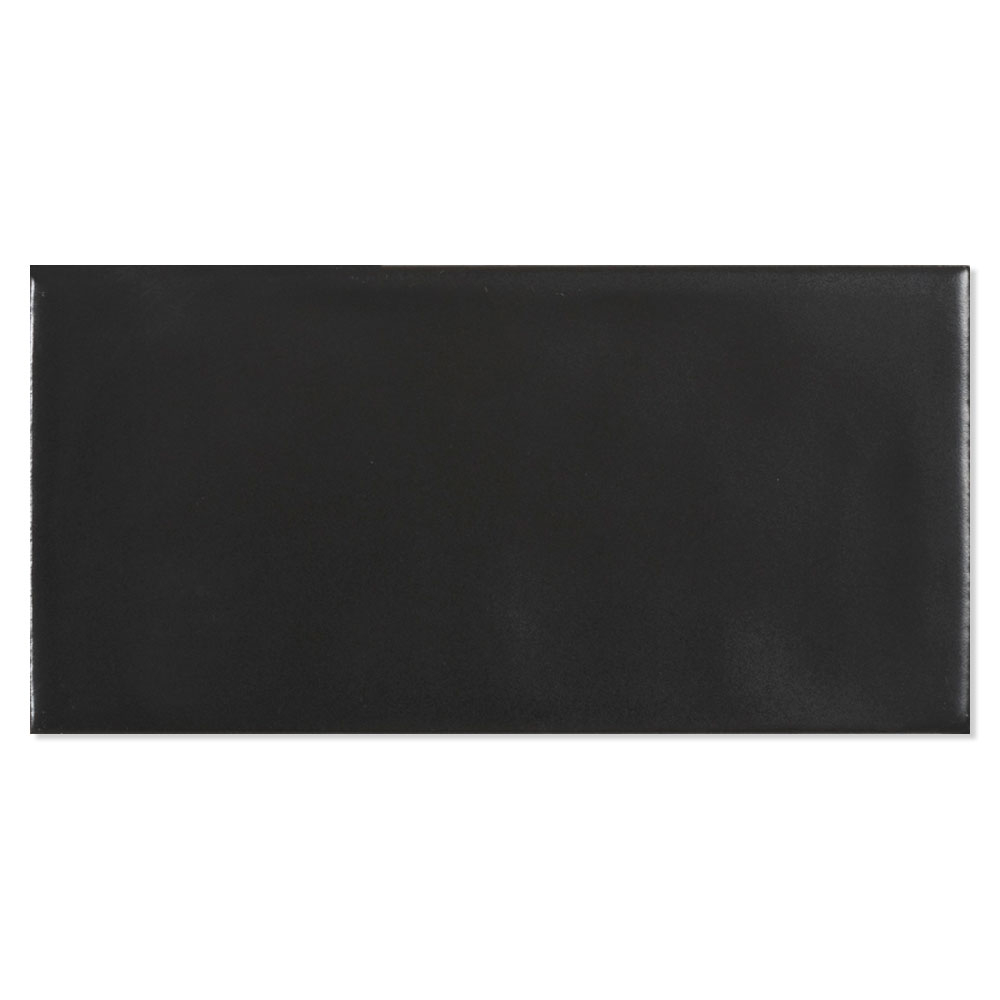 Pissano Veggflis Alboran Svart Matt 8x15 cm