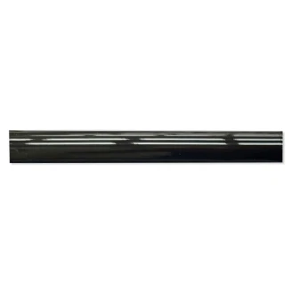 Pissano Veggflis <strong>Alboran</strong>  Svart Blank 2x15 cm