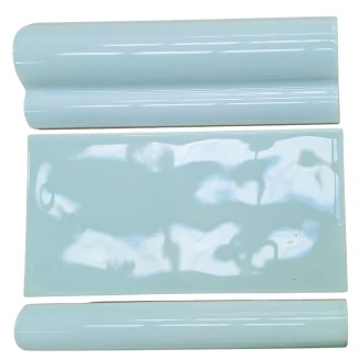 Pissano Dekor Kakel Alborán Aqua Blå Blank 2x15 cm