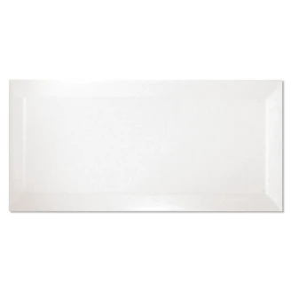 Veggflis <strong>Metro Fasat</strong>  Hvit Blank 10x20 cm