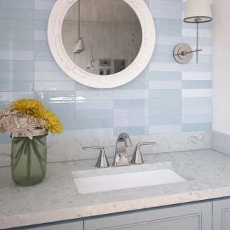 Kakel <strong>Auri</strong>  Amalfi Blank 6x25 cm