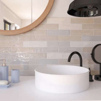 Kakel <strong>Auri</strong>  Desert Blank 6x25 cm